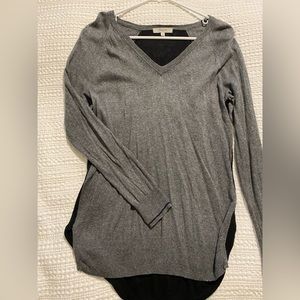Madewell black and grey lightweight sweater